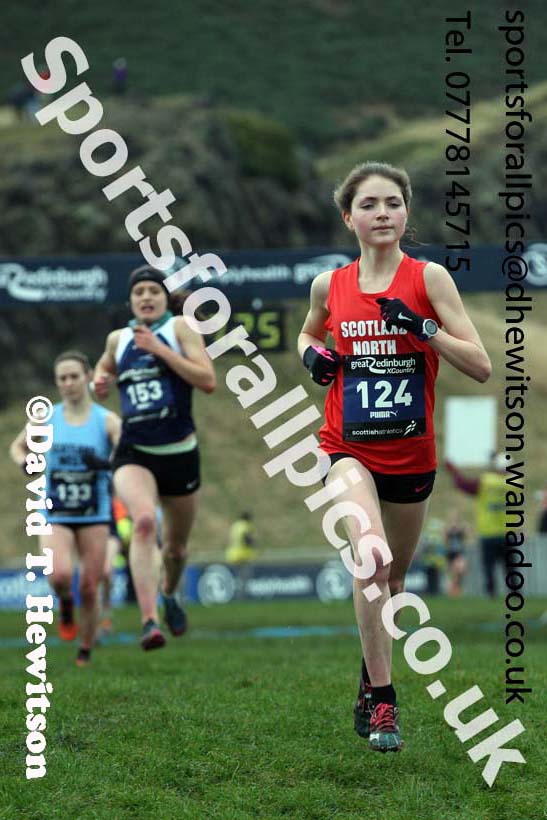 Senior and junior womens Inter-District, 2017 Great Edinburgh Cross Country. Photo: David T. Hewitson/Sports for All PIcs